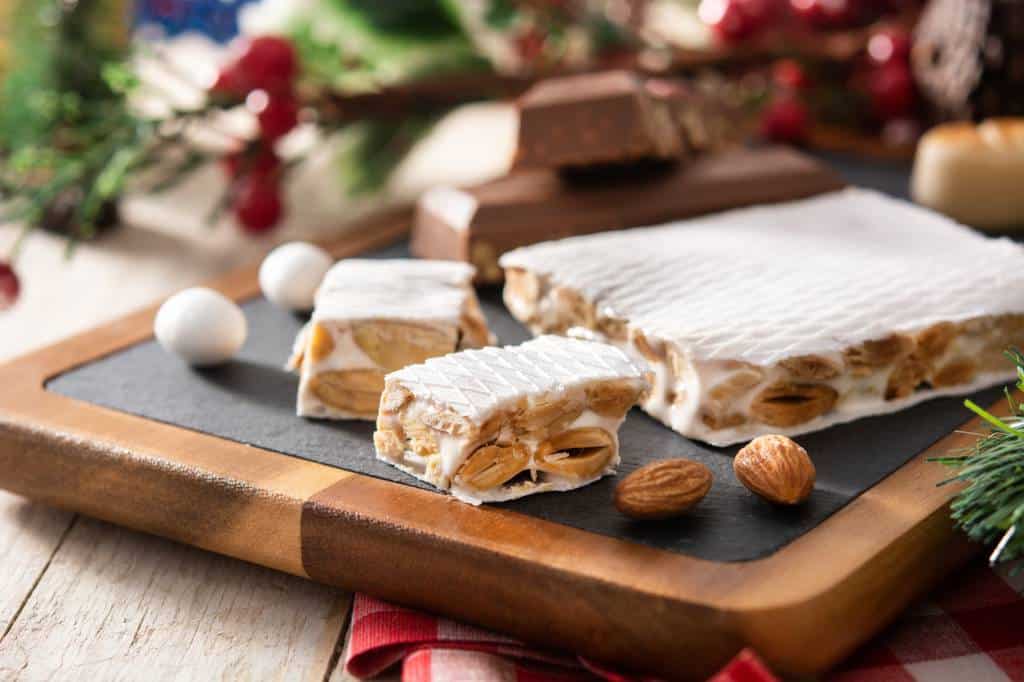 nougat aux amandes