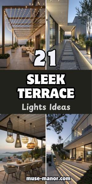 Ambiance lumineuse terrasse