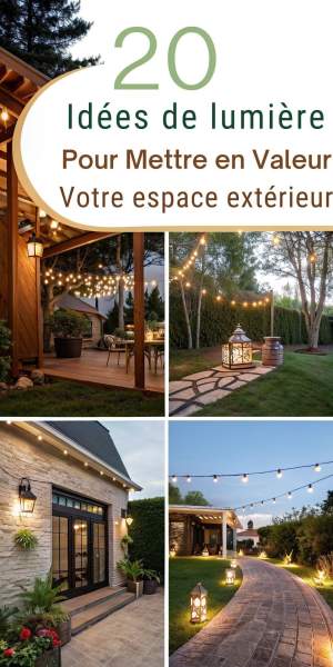Ambiance lumineuse terrasse