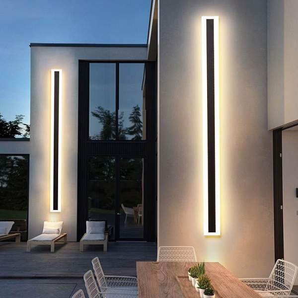 Éclairage terrasse moderne