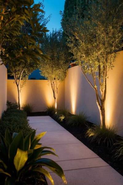 Éclairage terrasse moderne