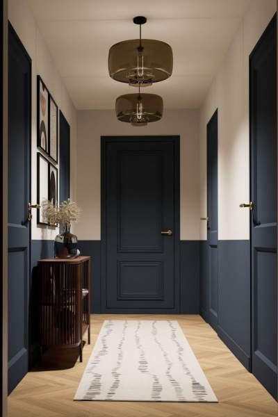 couleur portes couloir
