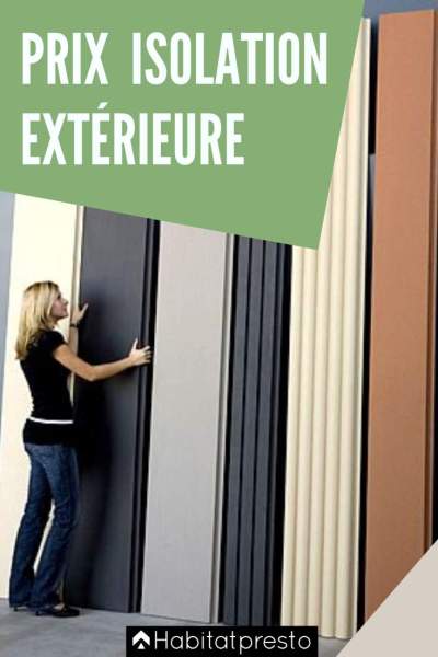 isolation extérieure avant après