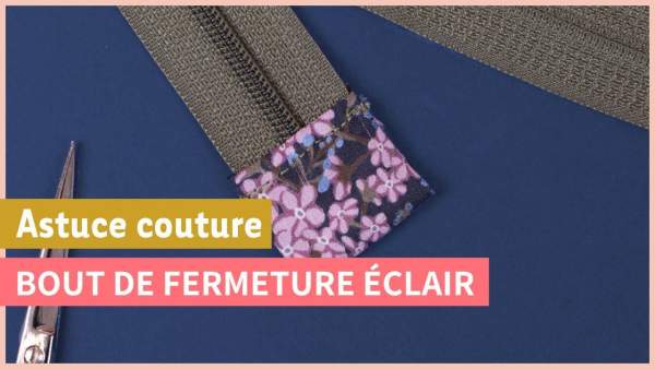 Couture fermeture éclair