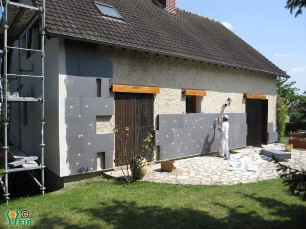 Isolation extérieure façade