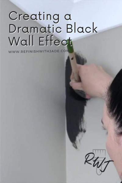 Peinture mur noir mat