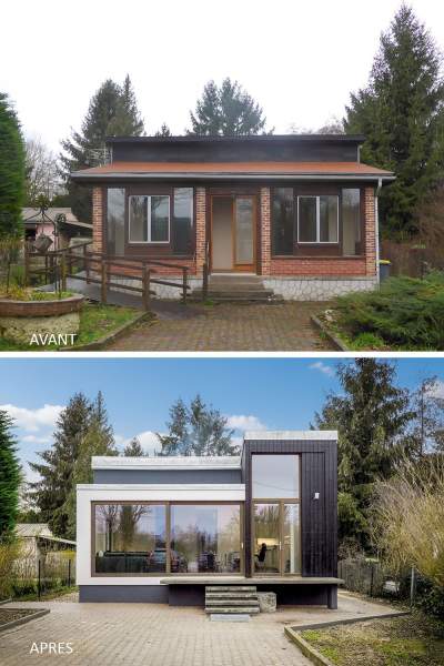 Avant après rénovation maison