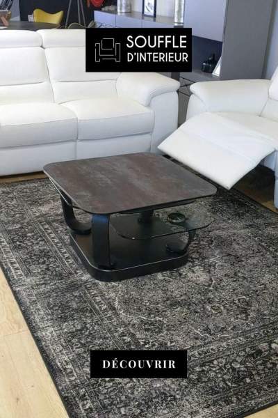 Table basse design salon contemporain