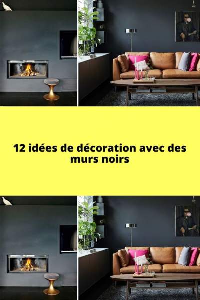 Peinture mur noir mat