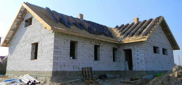 Maison en construction