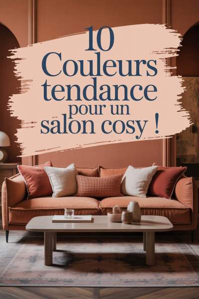 couleur salon chaleureux moderne