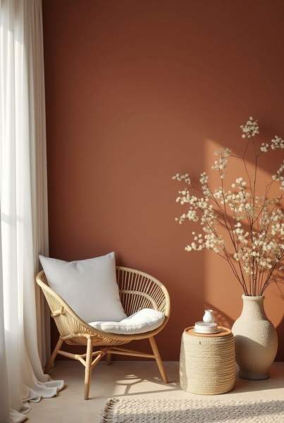 Mur couleur accent