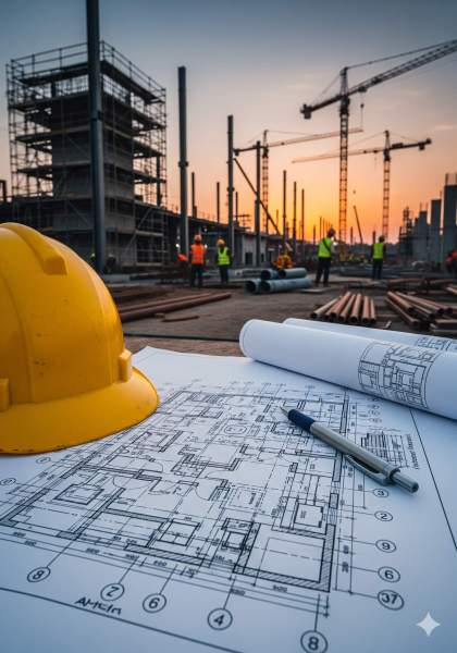 Maison en construction