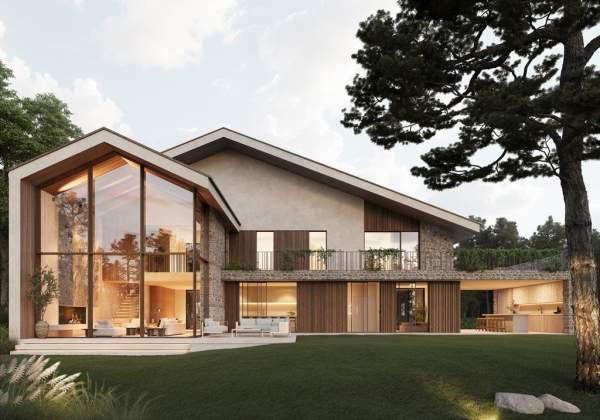 Maison neuve architecture