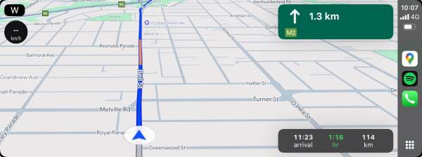 Interface GPS voiture