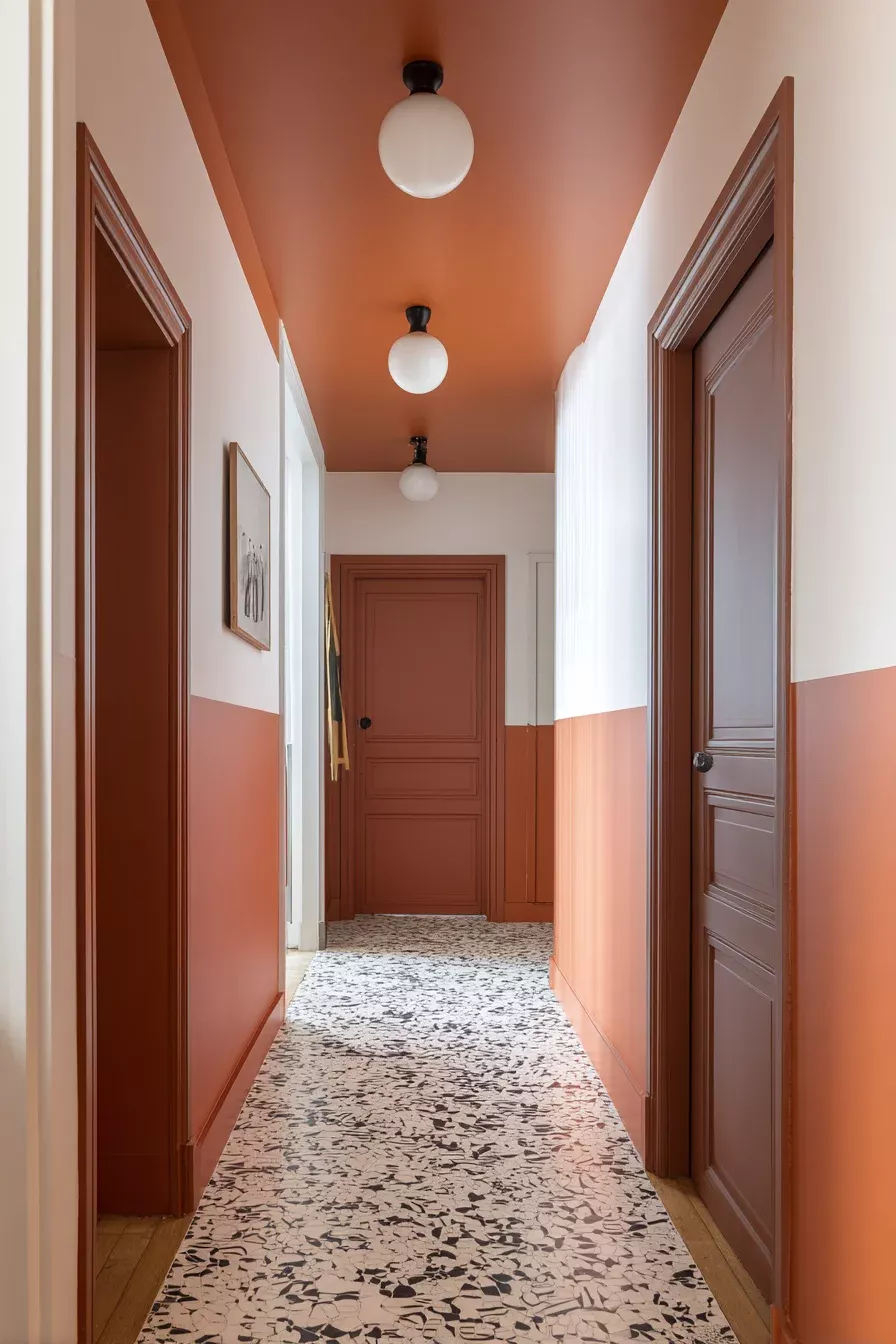 couleur portes couloir