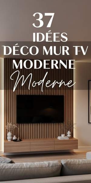 décoration murale salon moderne