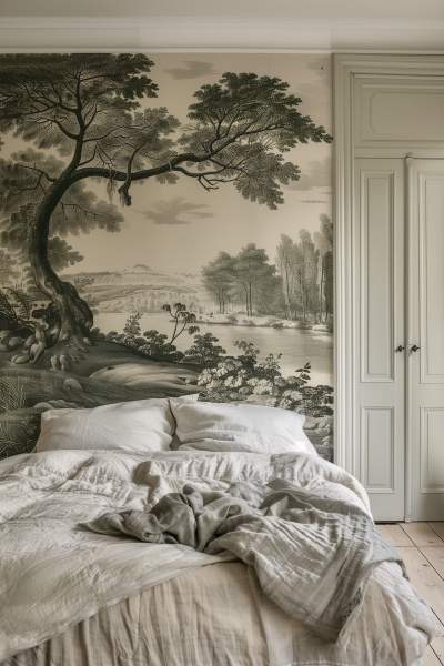 papier peint chambre adulte tendance