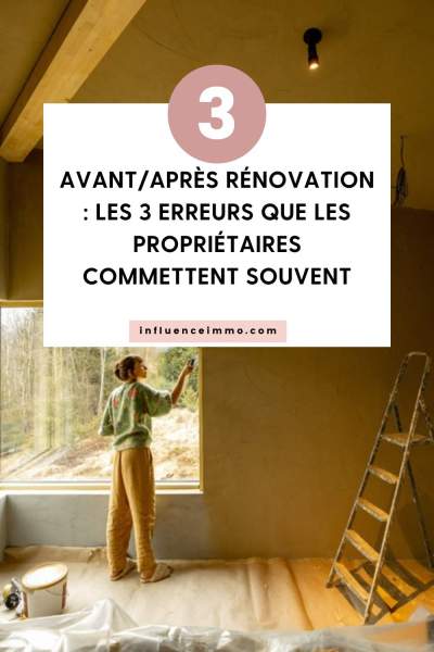 Avant après rénovation maison