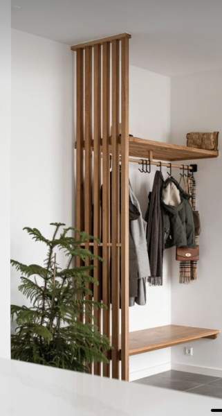 Porte-manteau design entrée chic