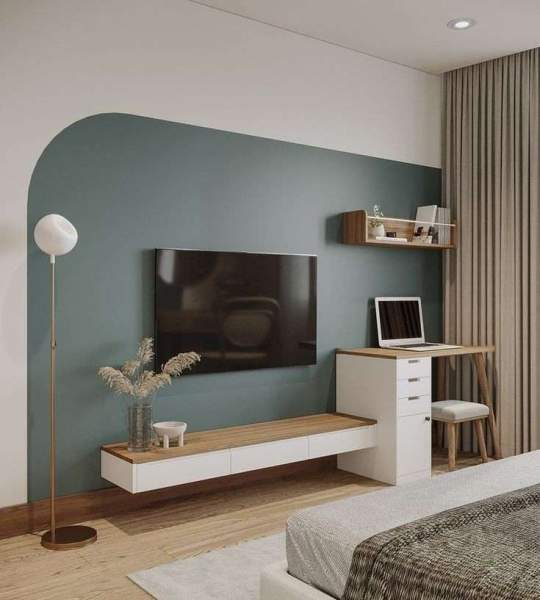 Mur couleur accent
