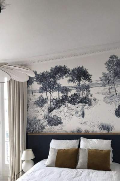 Papier peint panoramique chambre adulte