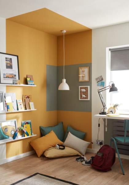 Mur couleur accent