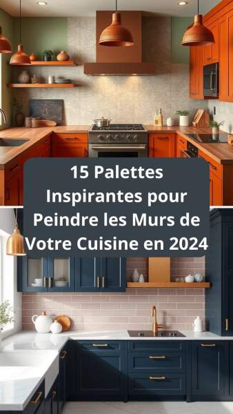 Cuisine mur coloré