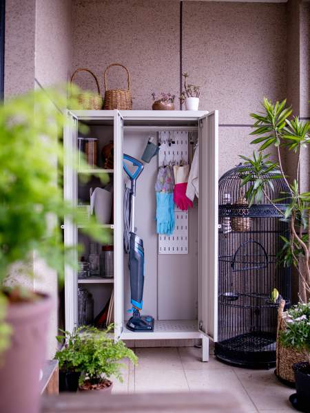 Rangement balcon gain de place