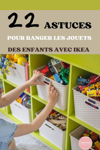 Rangement jouets chambre enfant astuce