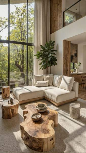 couleur salon chaleureux moderne