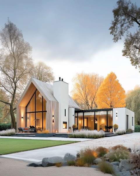 Maison neuve architecture