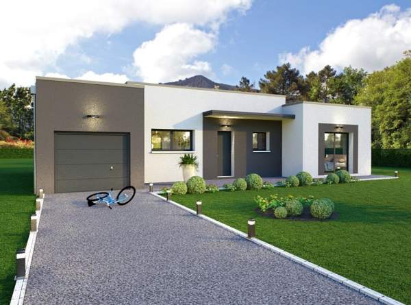Plan maison plain pied garage