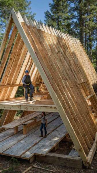 Maison en construction