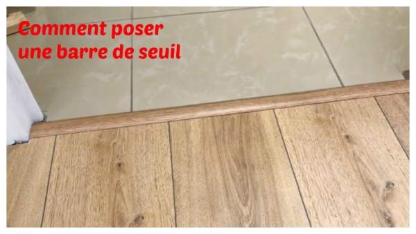 Barre de seuil large