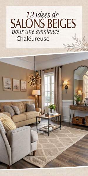 Salon cocooning beige
