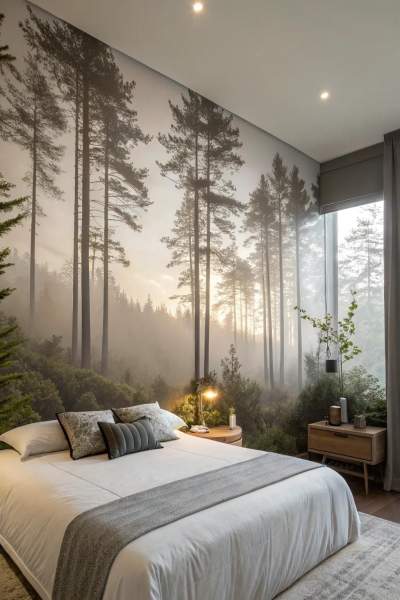 papier peint chambre adulte zen