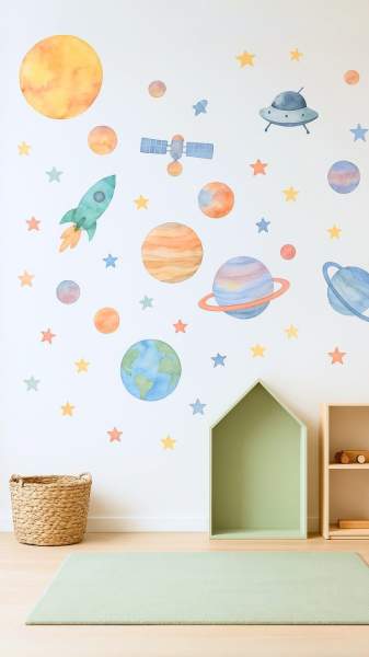 Déco murale chambre enfant créative