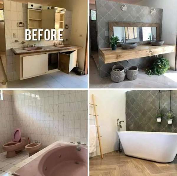 Avant après rénovation maison