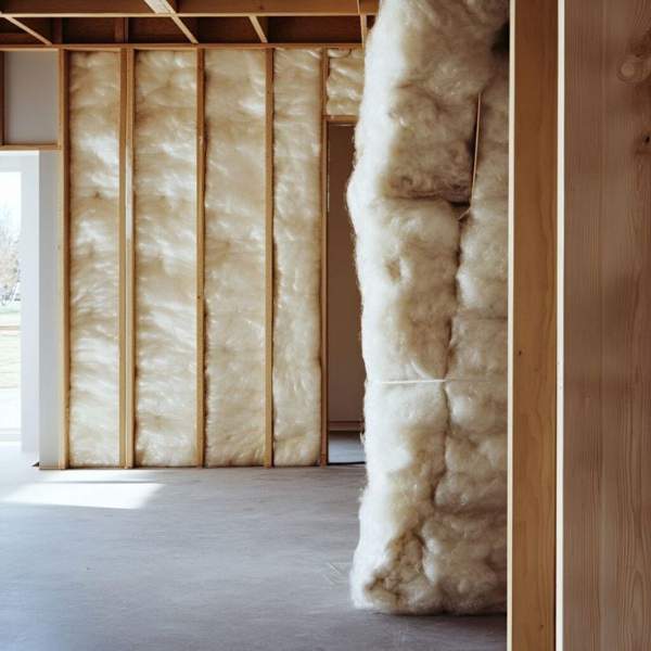 Laine de roche isolation