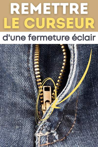 Couture fermeture éclair