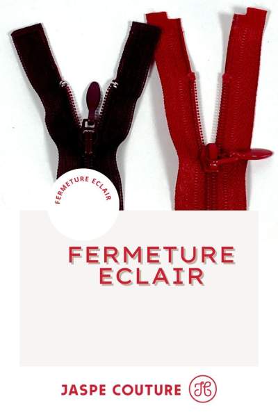 Couture fermeture éclair