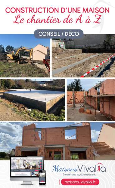 Chantier construction maison