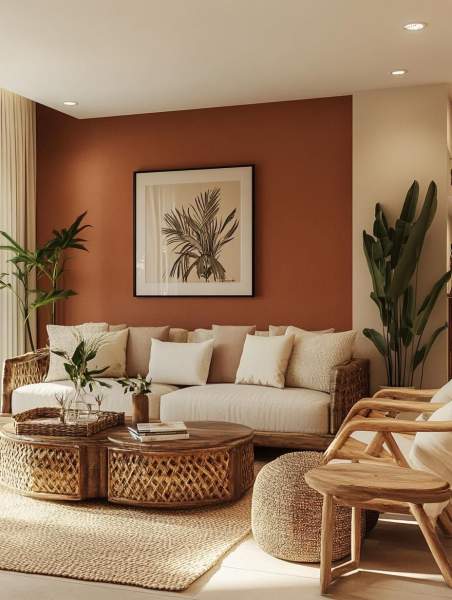 Mur couleur accent