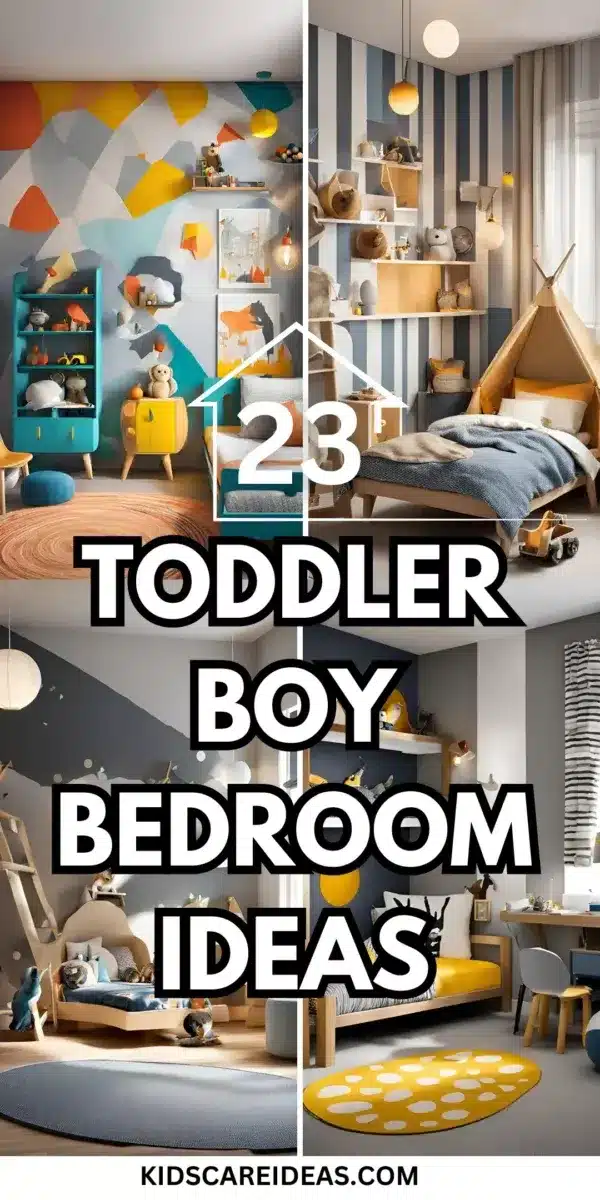 Déco chambre garçon douce ludique