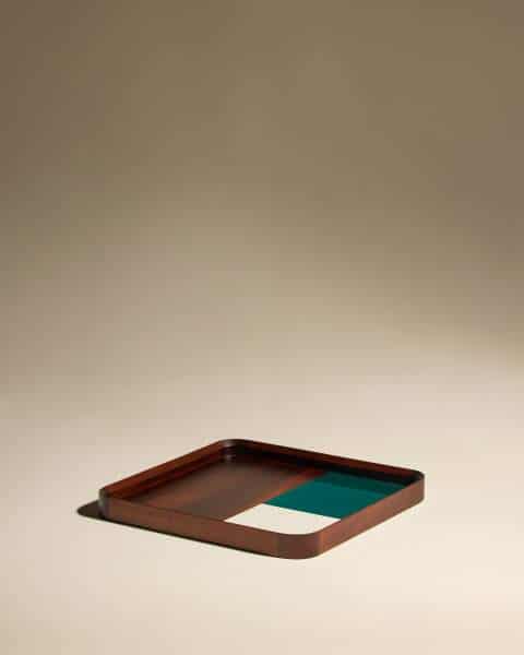 Plateau décoratif table basse stylisme