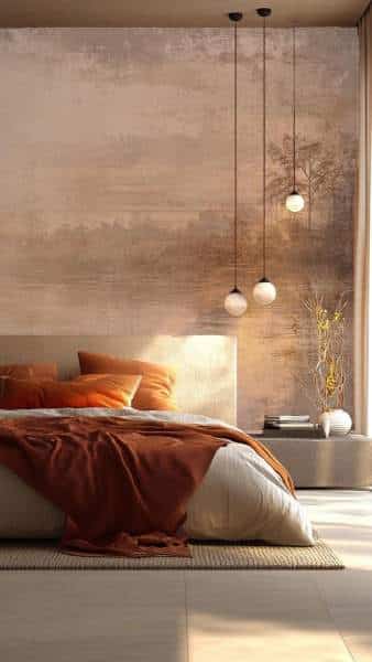 papier peint chambre adulte tendance