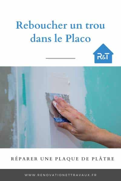Réparation placo plâtre