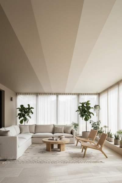 Plafond peinture mate