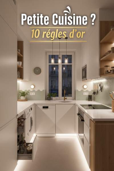Kitchenette design gain de place